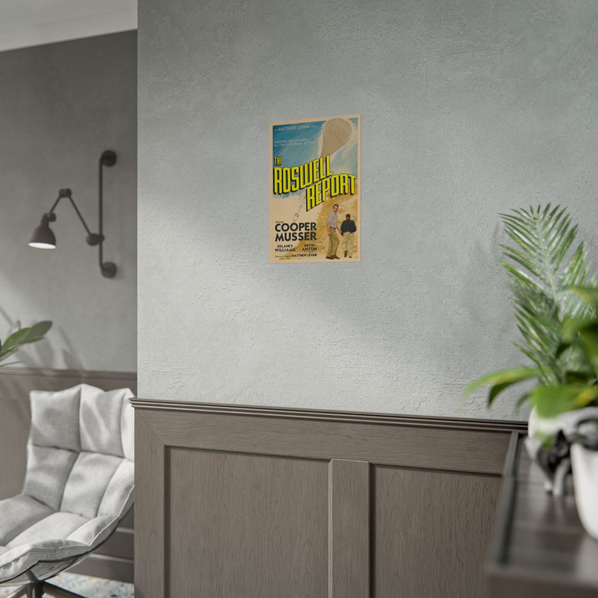 Rolled Poster — "The Roswell Report" Movie Print