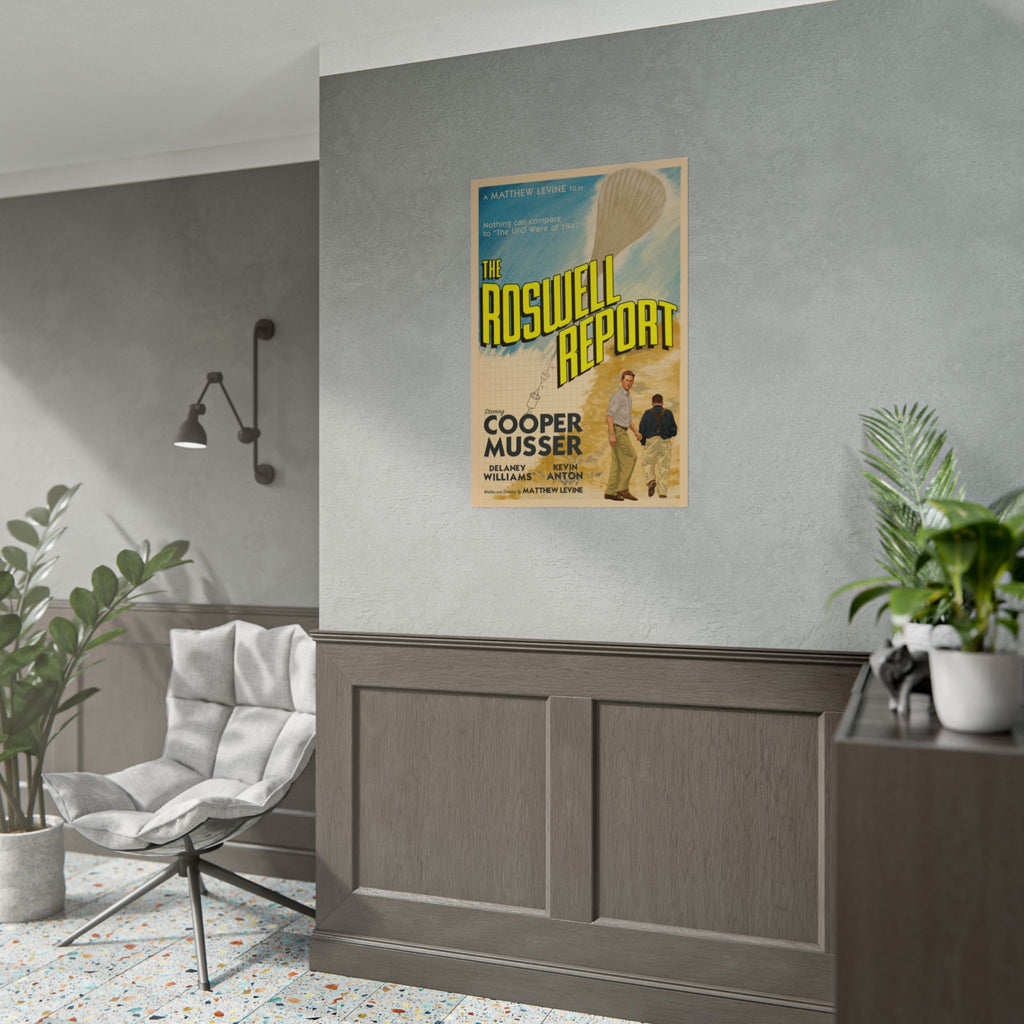 Rolled Poster — "The Roswell Report" Movie Print