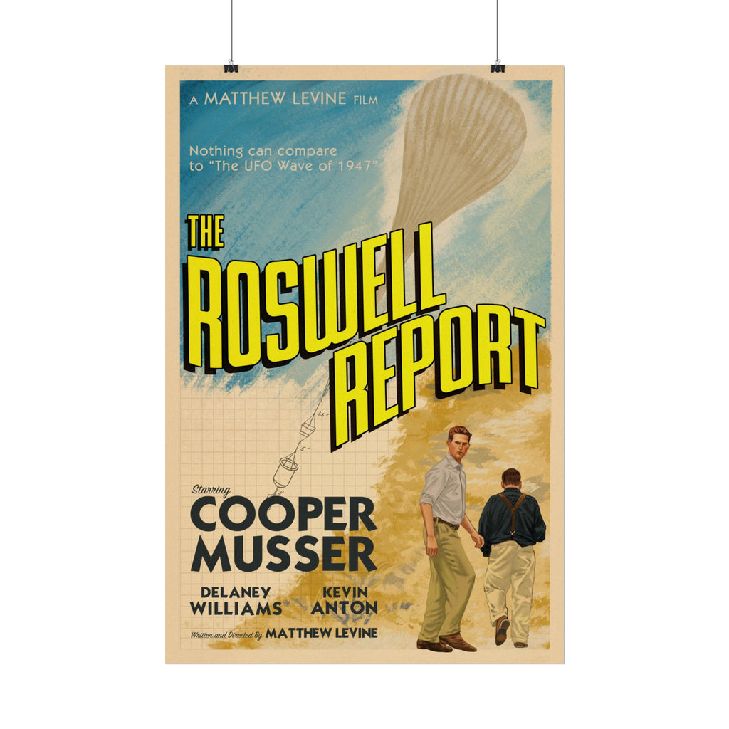 Rolled Poster — "The Roswell Report" Movie Print